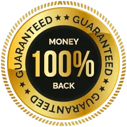 TrimX 100% Satisfaction Money Back Guarantee Badge